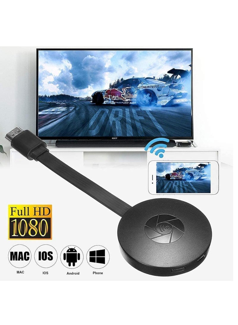 ليدين محول دونجل لاسلكي لشاشة عرض واي فاي HDMI HDMI فيديو لاسلكي 4K محول مشاركة الشاشة Full HD 1080P WiFi Screen Mirroring محول صب الشاشة إلى HDTV / جهاز عرض / شاشة منخفضة زمن الوصول - Image 4