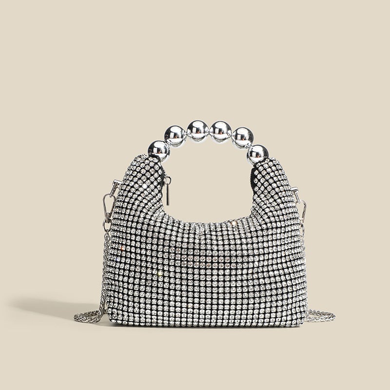 Shiny Rhinestone Beads Clutch Bag Chain Brick Evening Bag Shoulder Crossbody Women'S Bag - Image 2