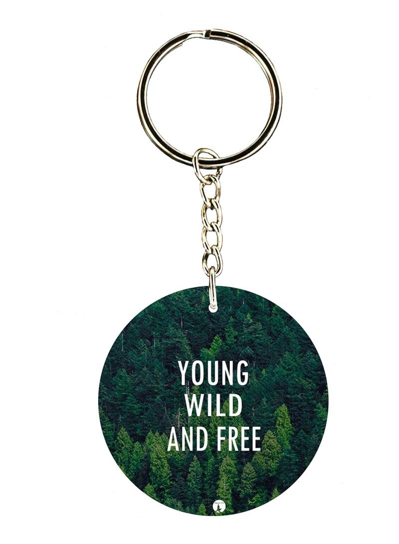 RKN English Phrases Double Side Printed Keychain