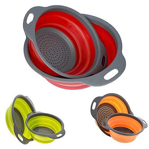 Kytaste Folding Silicone Basket (Multi Color, Set of 2) - Image 5