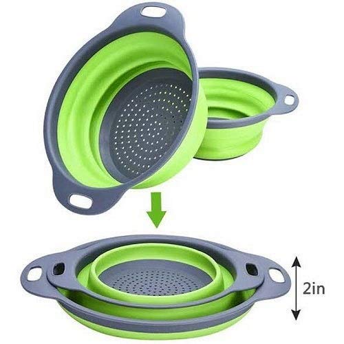 Kytaste Folding Silicone Basket (Multi Color, Set of 2) - Image 3