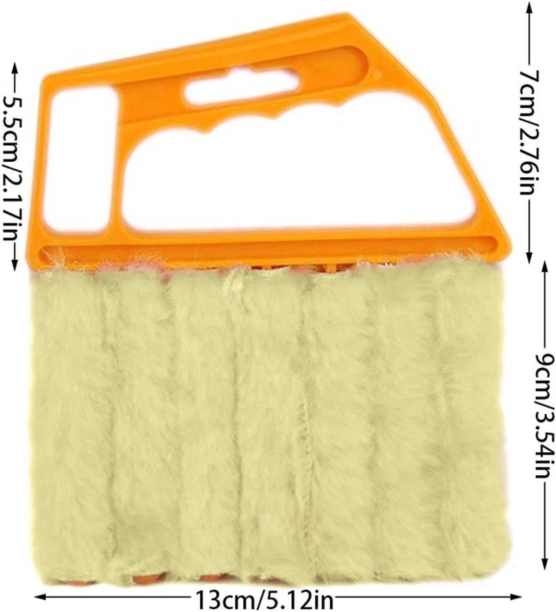 ReNext Blind Cleaner Brush , Blinds Dust Shutters , Mini Washable & Removable Window Air Conditioner Duster With 7 Slat Handheld Household Kitchen Cleaning Tools , For Awnings , Siding , Vinyl , Car , Fan - Image 5