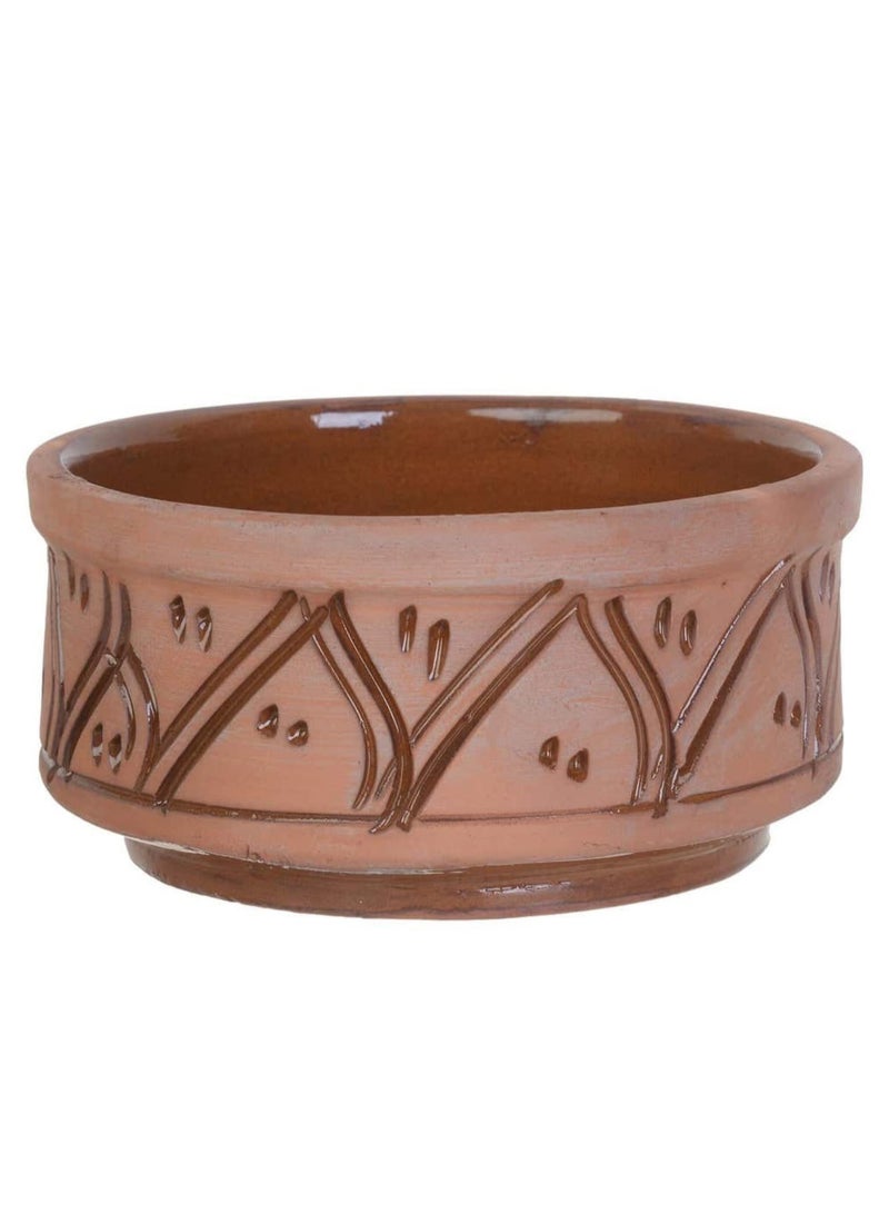 Deep Pottery Casserole Set, 3 Pieces - Image 2