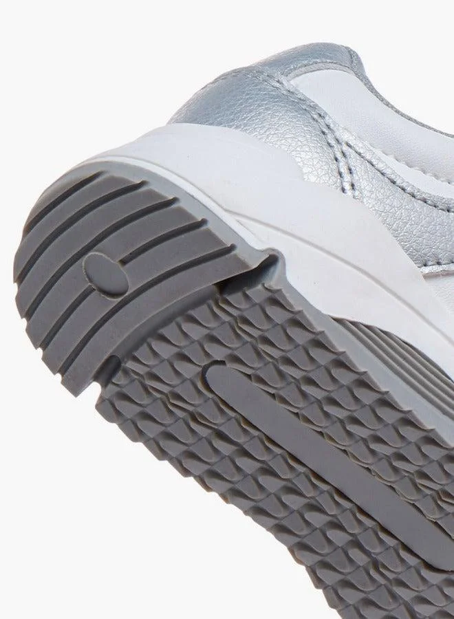 Flora Bella By Shoexpress  Panelled Sneakers with Hook and Loop Closure  | Best Price UAE