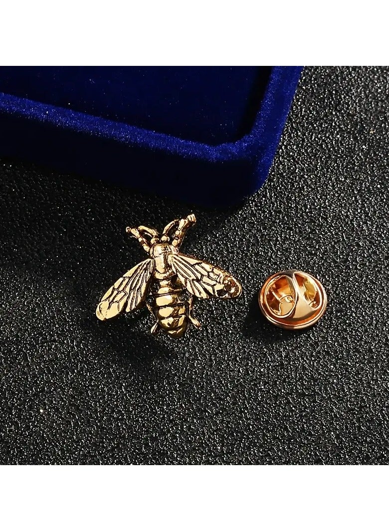 Goolsky دبوس بروش نحلة ريترو لطيف مجموعة دبوس بأسلوب عتيق دبوس طوق حيوانات دبوس مبتكر دبابيس مضحكة مجوهرات موضة إكسسوارات للبنات والأولاد - Image 5