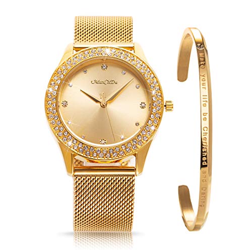 ManChDa Gold Watches for Women Bracelet Watch - Image 1