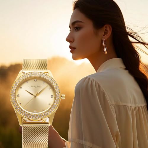 ManChDa Gold Watches for Women Bracelet Watch - Image 2