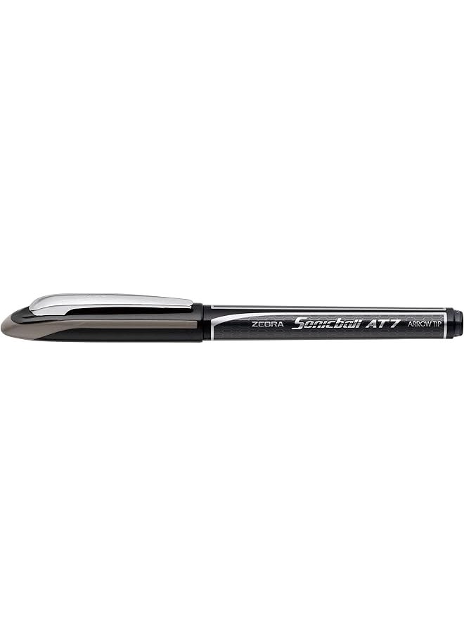ZEBRA - Sonicball At7 Liquid Ink Pen 10 Pack Black - Image 1