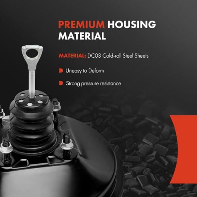 A-Premium Vacuum Power Brake Booster Compatible With Chevrolet Silverado 1500/2500/3500, Tahoe, Suburban 1500/2500, Avalanche 1500/2500 & Gmc Sierra 1500/2500/3500, Yukon & Cadillac Escalade Ext - Image 3