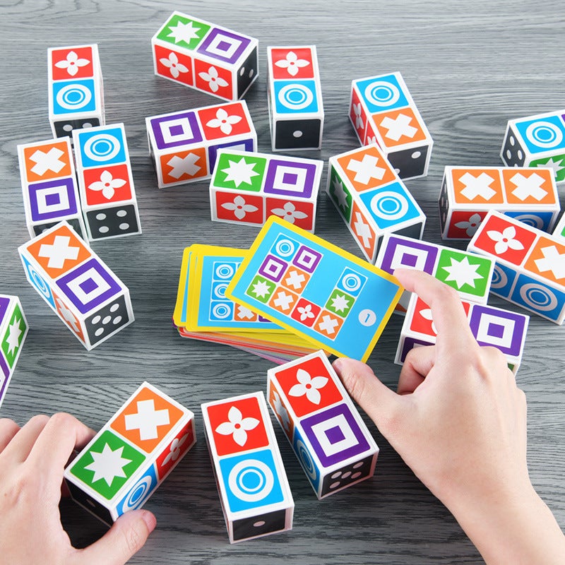 Children'S 3D Puzzle Matching Talent Stereo Graphics Matching Master Puzzle Training Parent-Child Interactive Toys - Image 2