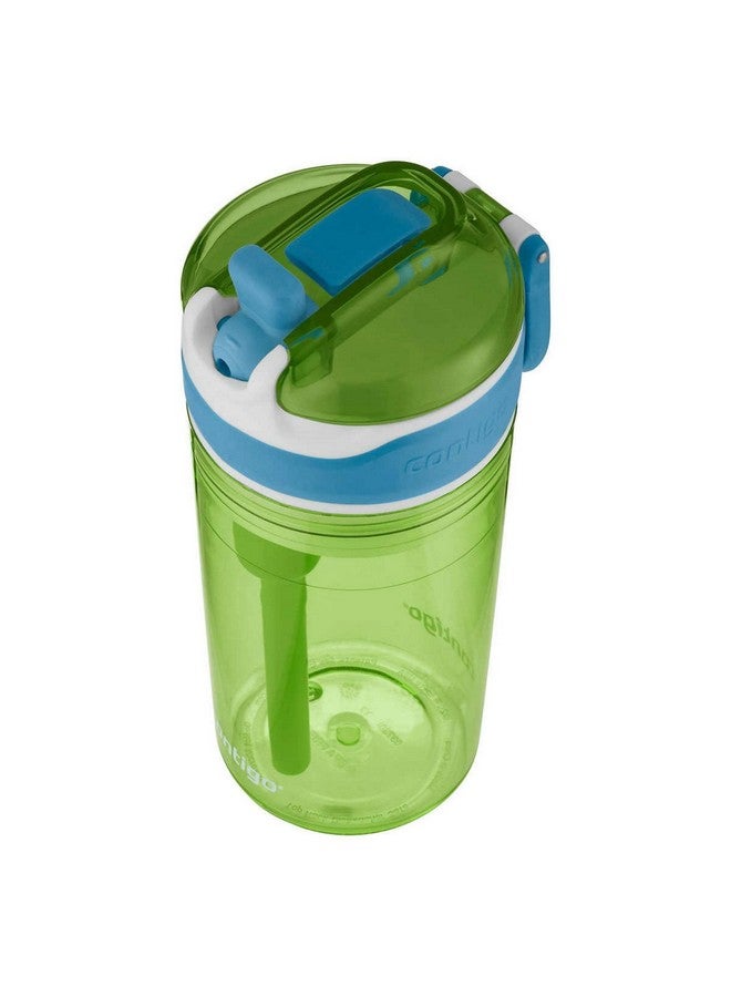 كونتيجو كيدز 2 في 1 أكواب سناكر مقاومة للانسكاب، عبوة من قطعتين، أزرق وأخضر - Image 2