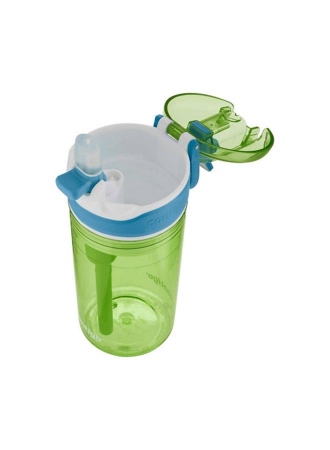 كونتيجو كيدز 2 في 1 أكواب سناكر مقاومة للانسكاب، عبوة من قطعتين، أزرق وأخضر - Image 3