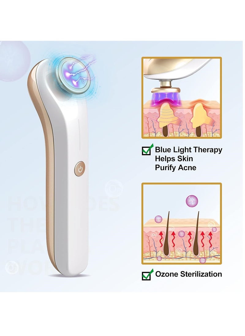 M MIAOYAN Portable Blue Light Acne Treatment Device, Wireless Rechargeable, Home Plasma Beauty Machine for Acne Removal, Scar Fading, Wrinkle Reduction, and Skin Tightening  - Image 4