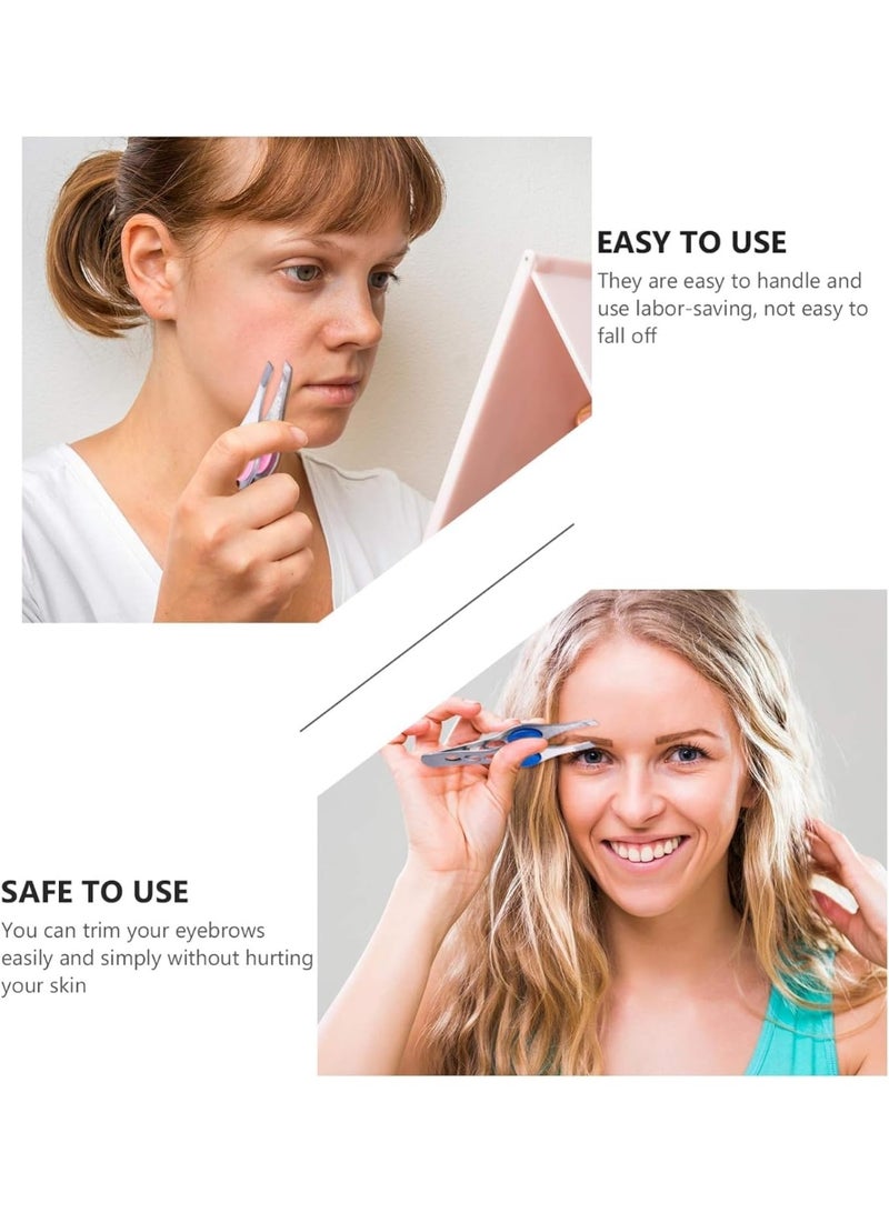 ملقاط حواجب معدني احترافي – متعددة الألوان - رأس مائل دقيق لإزالة الشعر بسهولة – تصميم مانع للانزلاق ومقبض مريح قطعة واحدة - Image 4
