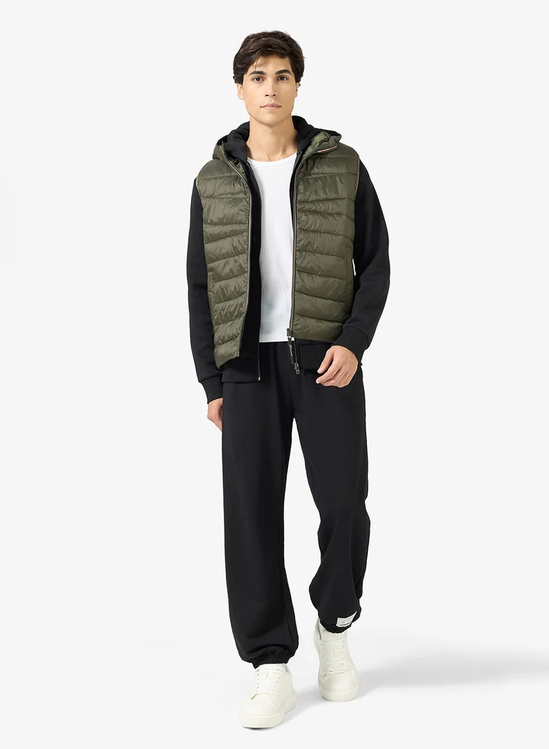 Seventy Five Badge Detail Relaxed Oversized Joggers