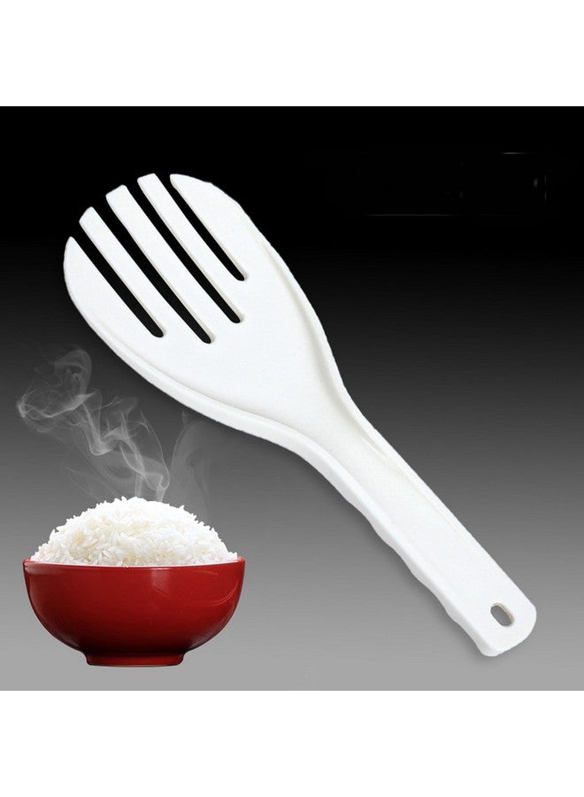 Setaria Viridis Meal Spoon Rice Paddle Spoon Rice Spoon Paddle Rice Scooper Household Necessities Plastic Rice Paddle Spoon Non-Stick Rice Spoon 2pcs Rice Spatula - Image 4