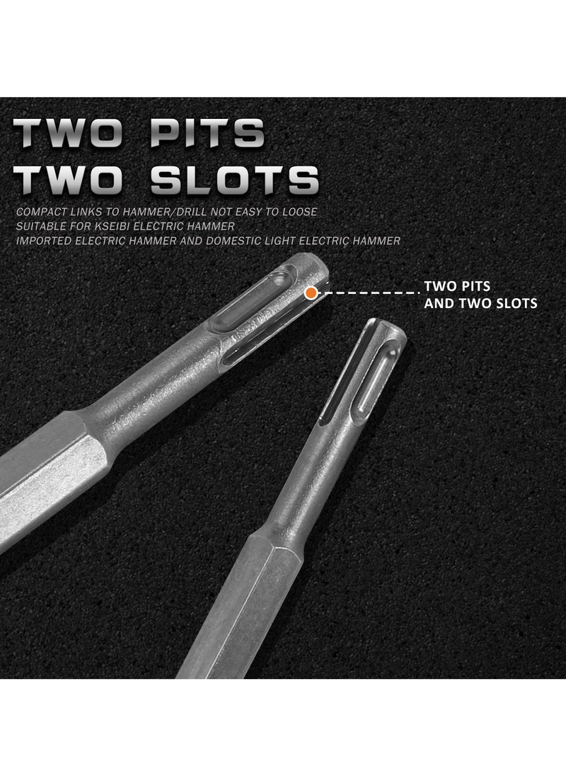 KSEIBI SDS-Plus Spade Chisels with Size 40x250mm, High Quality Steel Chisel, Wide Chisel - SDS Chisel Bits for Hammer Drills – Tile Removal for Construction, Demolition, Tile, Concrete, Brick, Stone Work.  - Image 2