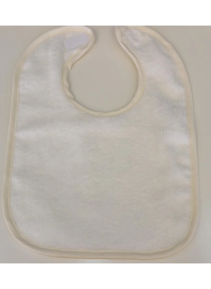 اندر هوم Baby Food Bib Curl Waterproof Towel Cotton Baby Bib
