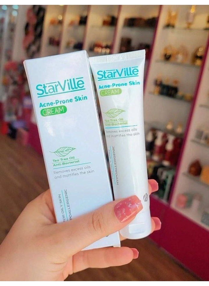 ستارفيل كريم ستارفيل أكني لعلاج حب الشباب تركيبة بحمض الساليسيليك مناسب للبشرة الدهنية والمختلطة – 60 مل - Image 2