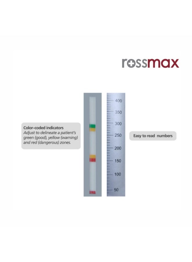 روزماكس جهاز قياس تدفق الزفير الأقصى من Rossmax - طراز 100 G - Image 3