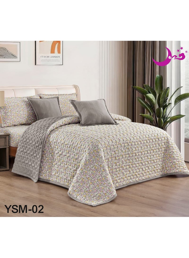 LoveHome Two-piece comforter set, 6-piece polyester comforter, size 240x220 cm 