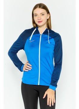 Nike Women Slim Fit Training Hoodie, Blue Combo  - Image 1