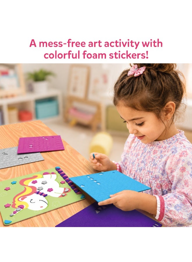 Skillmatics Fun with Foam Unicorns & Princesses, No Mess Felt Sticker Art for Kids, 3D Foam Stickers, DIY Craft Kits, Gifts for Girls & Boys Ages 3, 4, 5, 6, 7 - Image 3