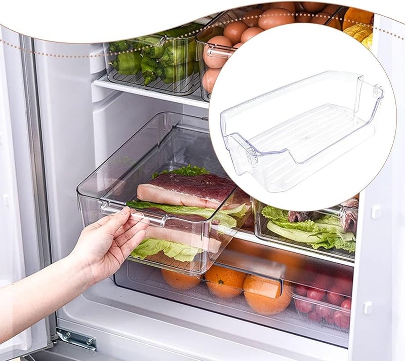 WR71X38307 WR71X30144 صندوق رف باب الثلاجة البديل للثلاجات الجانبية ذات التثبيت السفلي - Image 4