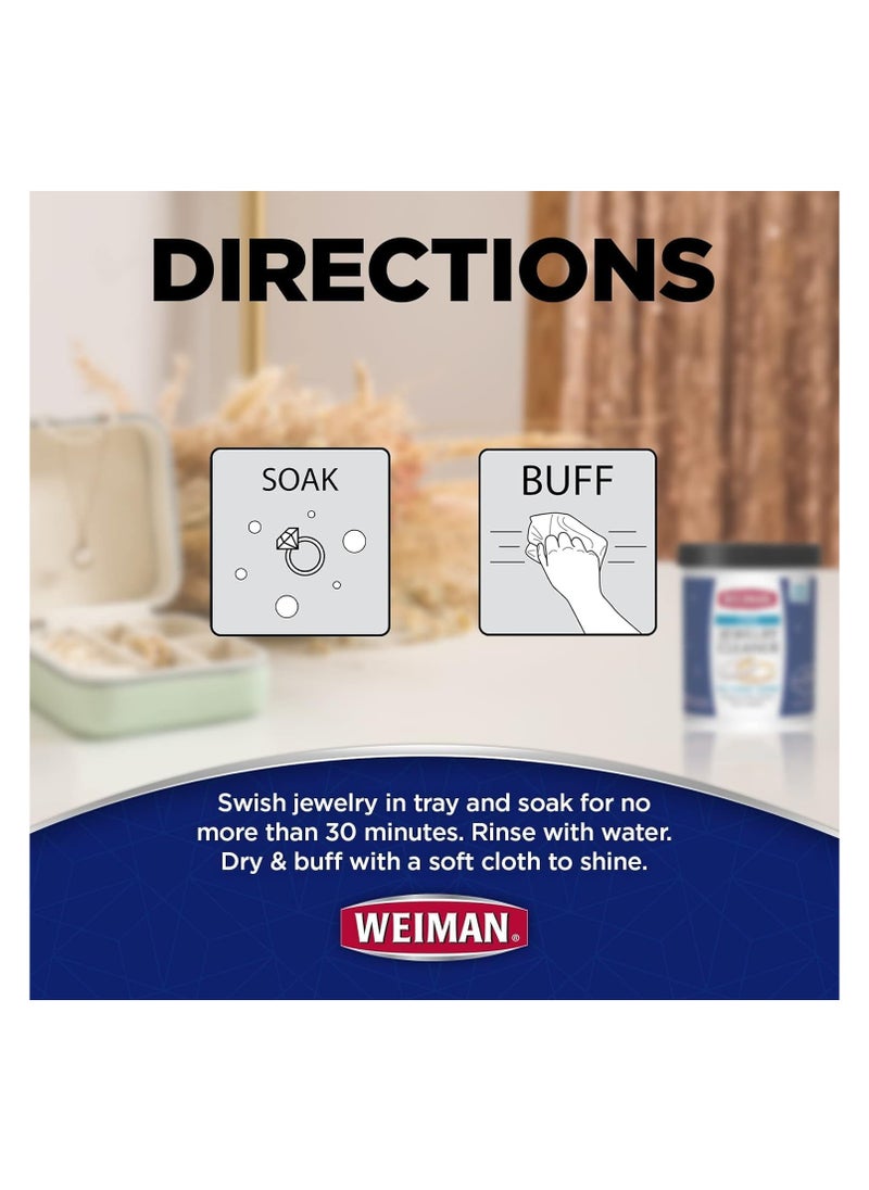 Weiman - Weiman Fine Jewelry Cleaner 6oz Use on Gold Platinum Diamonds and Gem Stones Cleans and Revitalizes Fine Jewelry - Image 1