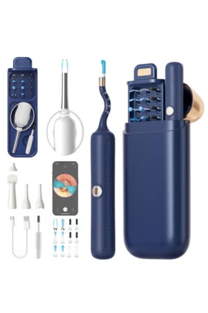 REBENUO Otoscope 1920P HD Flexible Camera Ear Camera with Clip, Ear Cleaner for Ear/Nose/Throat Examination Ear Cleaning Tool for Adults and Kids - Image 1