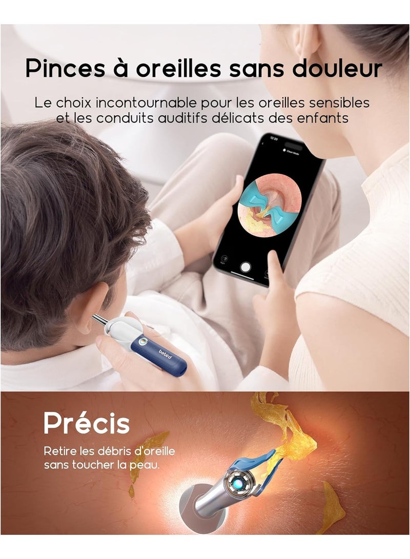 REBENUO Otoscope 1920P HD Flexible Camera Ear Camera with Clip, Ear Cleaner for Ear/Nose/Throat Examination Ear Cleaning Tool for Adults and Kids - Image 3