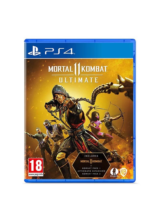 لعبة فيديو "Mortal Kombat 11 Ultimate" - (إصدار عالمي) - playstation_4_ps4