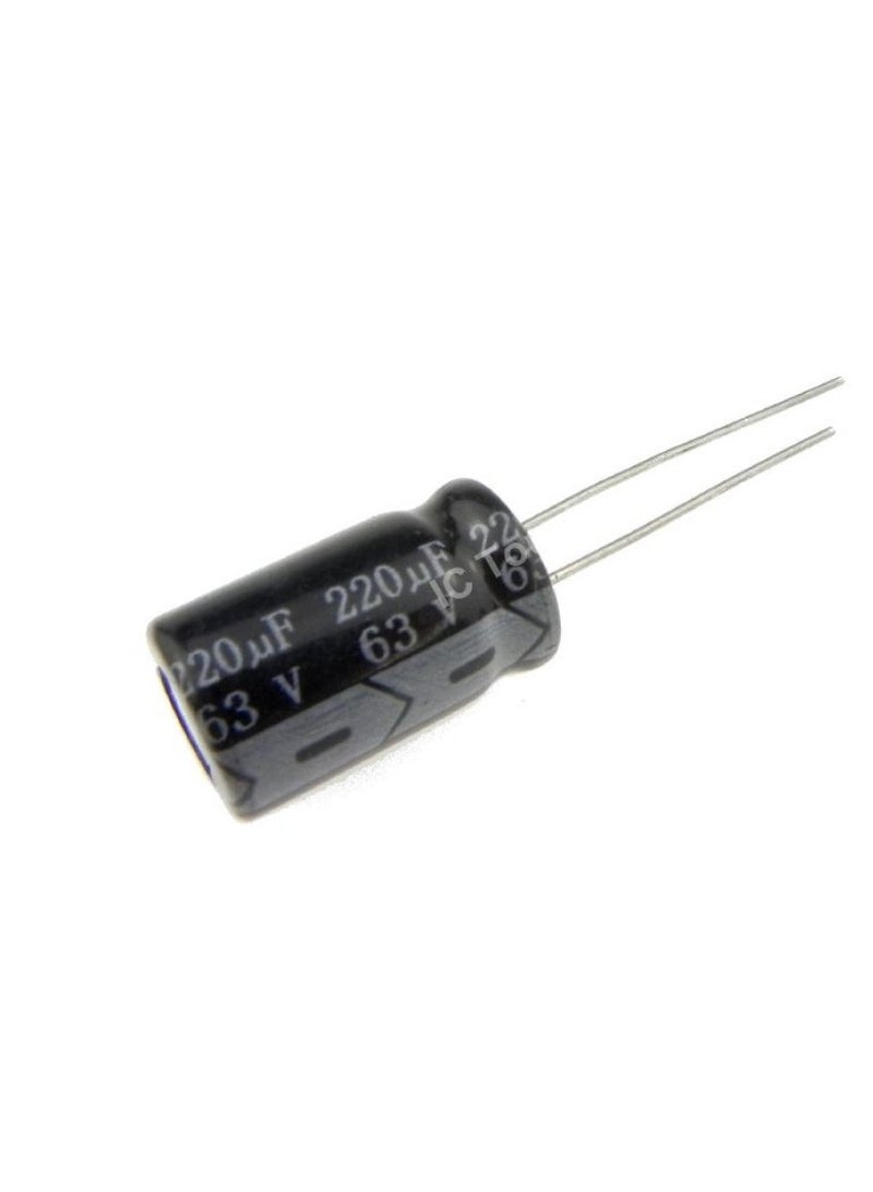 مجموعة مكثفات 220UF 63V مكونة من 5 قطع 
