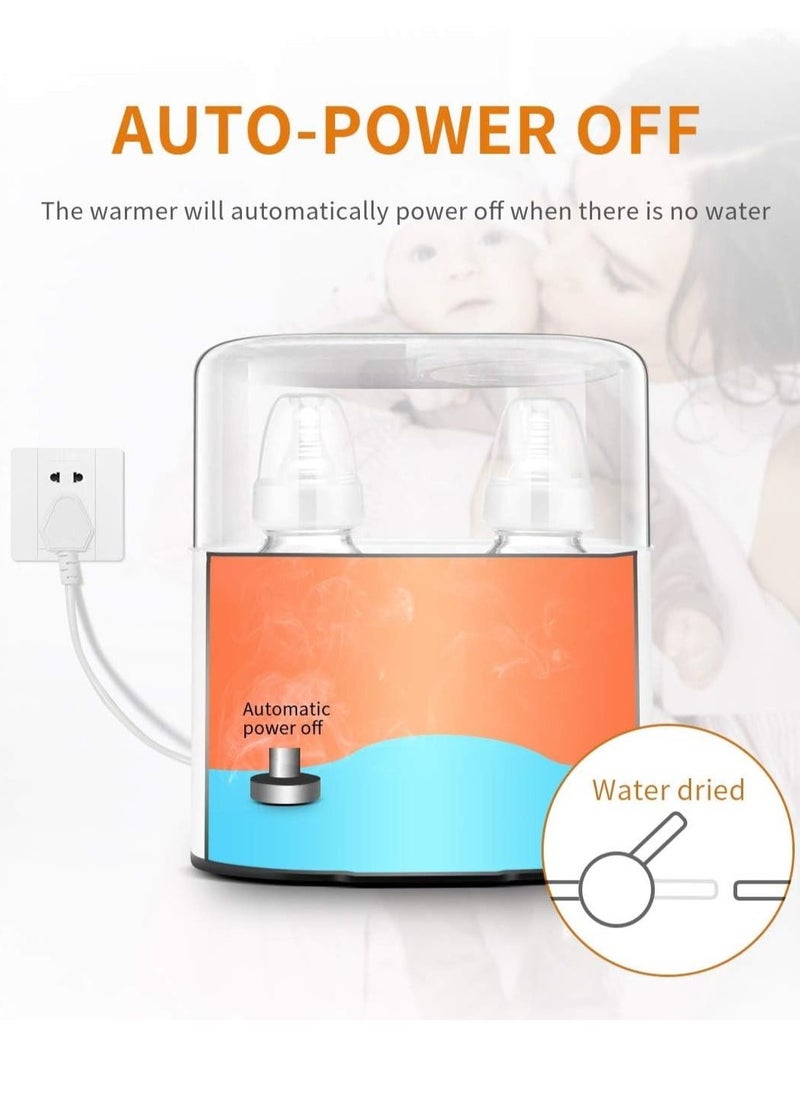 Rightsure Baby Bottle Warmer, 8 in 1 Fast Bottle Warmer for Breastmilk, Food Heater&Thaw with Timer, Formula Milk Warmer with LCD Display, Accurate Temperature Control, Bottle Warmer for Baby Milk  - Image 5