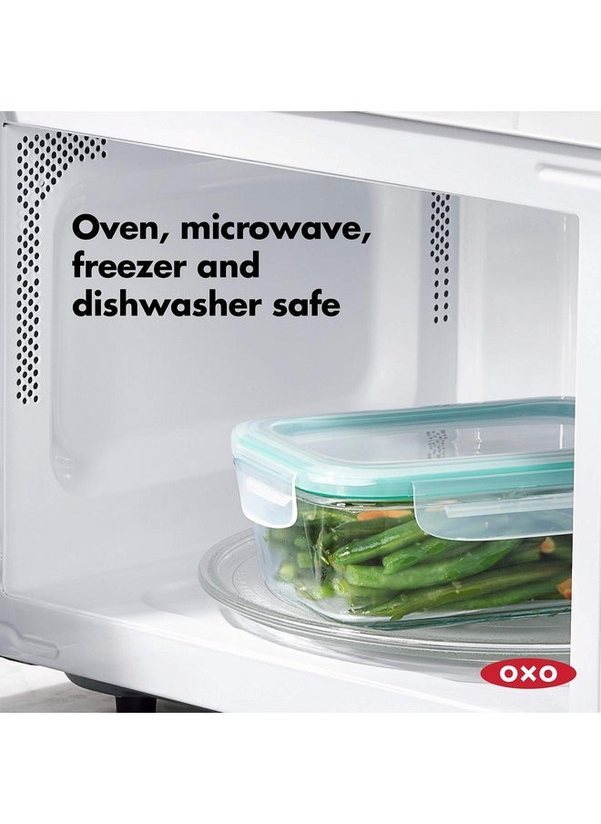 OXO Good Grips 8 Cup Smart Seal Glass Rectangle Container
