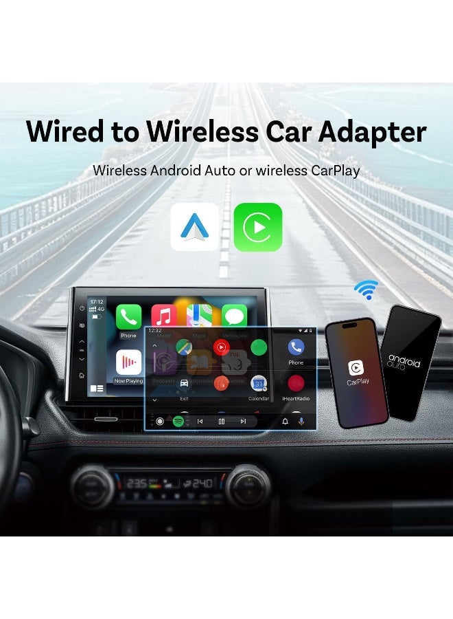 محول كار بلاي لاسلكي لسيارة كيا أوبتيما ستينجر تيلورايد K900 كارنيفال EV6 سورينتو، تحويل كار بلاي سلكي إلى لاسلكي، محول كار بلاي لاسلكي لنظام أندرويد أوتو، توصيل وتشغيل سريع ومستقر - Image 5