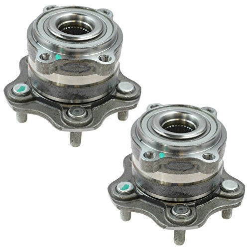 TRQ 2 Piece Rear Wheel Bearing & Hub Assembly Set Compatible with 2008-2012 Infiniti EX35 2013 EX37 2009-2012 FX35 FX37 2009-2013 FX50 2011-2012 G25 2007-2008 G35 2008-2013 G37 2008-2010 M35 2012-201 - Image 4