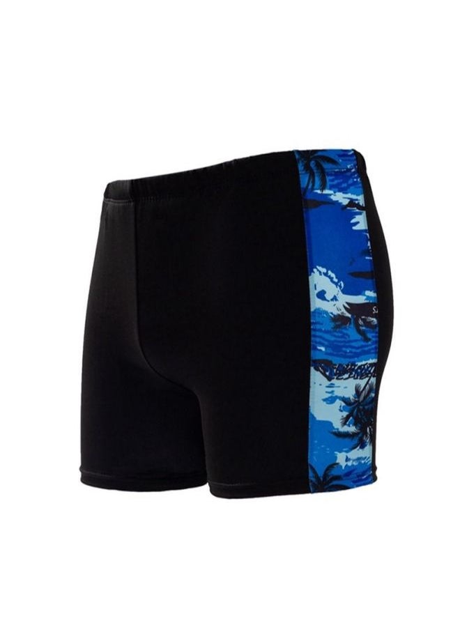 2024 Men's Hot Spring Swimming Trunks Quick-drying Flat Angle Plus Fat Plus Swimming Trunks Men's Swimming Trunks Special Wholesale-Color:605-3-