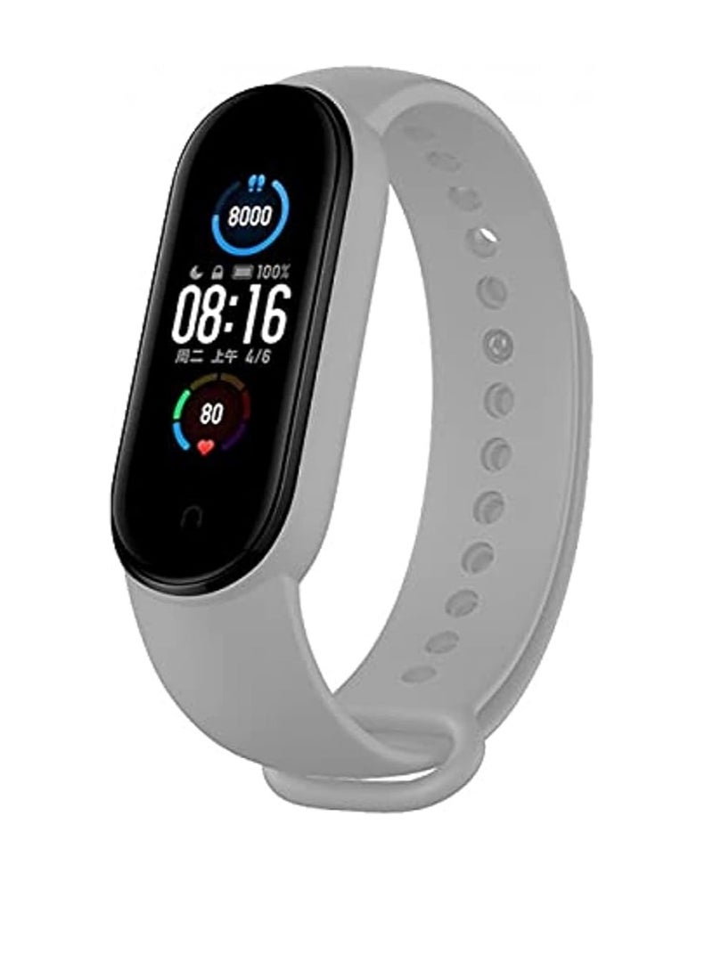 Strap Silicone Band For Xiaomi Mi Band 7/6 / 5 Breathable Strap Replacement For M5 M6 M7 Bracelet For Xiaomi MiBand 7 6 5 Smart Watch - Image 1