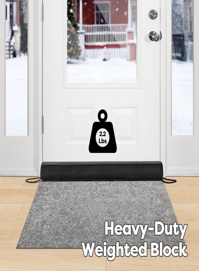 Comfyanno Door Draft Stopper, 36inch Weighted Draft Stoppers for Bottom of Door, Under Door Cold Air, Light, Noise Sound Odor & Dust Blocker Guard for Door Bottom Gap - Image 3