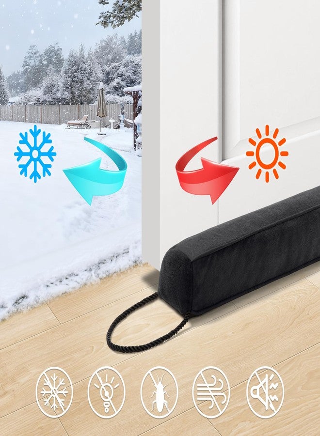 Comfyanno Door Draft Stopper, 36inch Weighted Draft Stoppers for Bottom of Door, Under Door Cold Air, Light, Noise Sound Odor & Dust Blocker Guard for Door Bottom Gap - Image 5