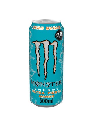 Monster Energy Monster Energy Ultra Fiesta Mango Carbonated Energy Drink | L-Carnitine + Taurine + Zero Sugar, 16.91 fl oz 500 ml | Best Price Kuwait | Salmiya, Jabriya Monster Energy Monster Energy Ultra Fiesta Mango Carbonated Energy Drink | L-Carnitine + Taurine + Zero Sugar, 16.91 fl oz 500 ml | Best Price Kuwait | Salmiya, Jabriya