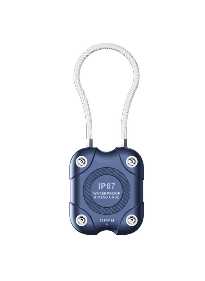 Generic - Protective Cover For Apple Tracker Airtag Tracking Locator Waterproof Rope Protective Cover-Color:sapphire Blue - Image 1