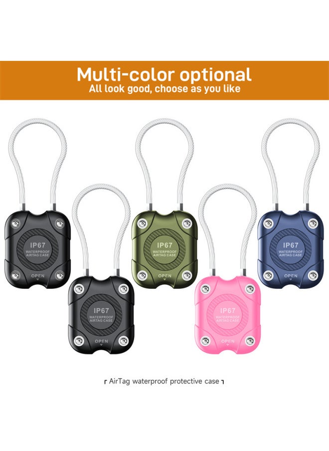 Generic - Protective Cover For Apple Tracker Airtag Tracking Locator Waterproof Rope Protective Cover-Color:sapphire Blue - Image 1