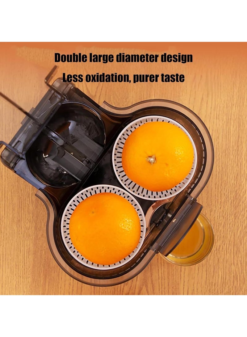 DubaiGallery Hands Free Dual-Head Electric Citrus Juicer, Portable Orange & Lemon Squeezer with USB, Easy to Clean & Use  - Image 4
