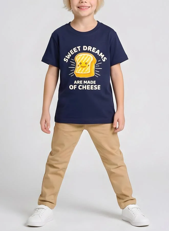 تايك تو Boys Regular Fit Graphic T-Shirt By Juniorloom