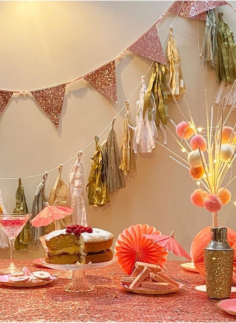 توكينج تيبلز زينة وردية لامعة - Image 1