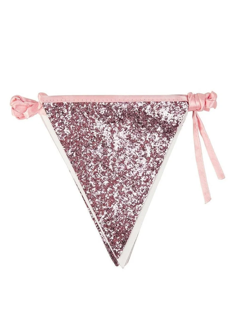Talking Tables Pink Glitter Bunting