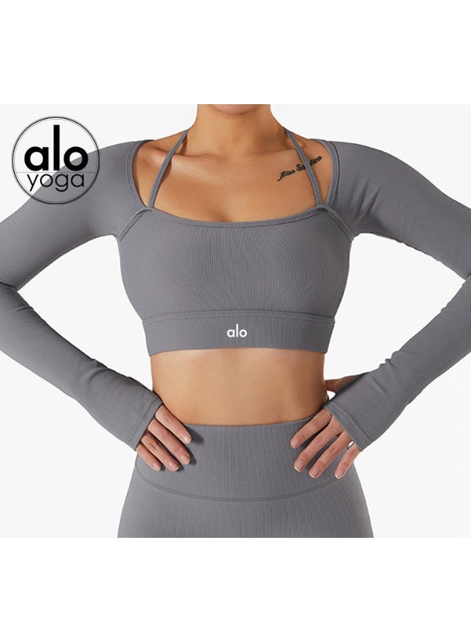 alo ALO Yoga T-Shirt - Quick-Dry Compression Workout Top