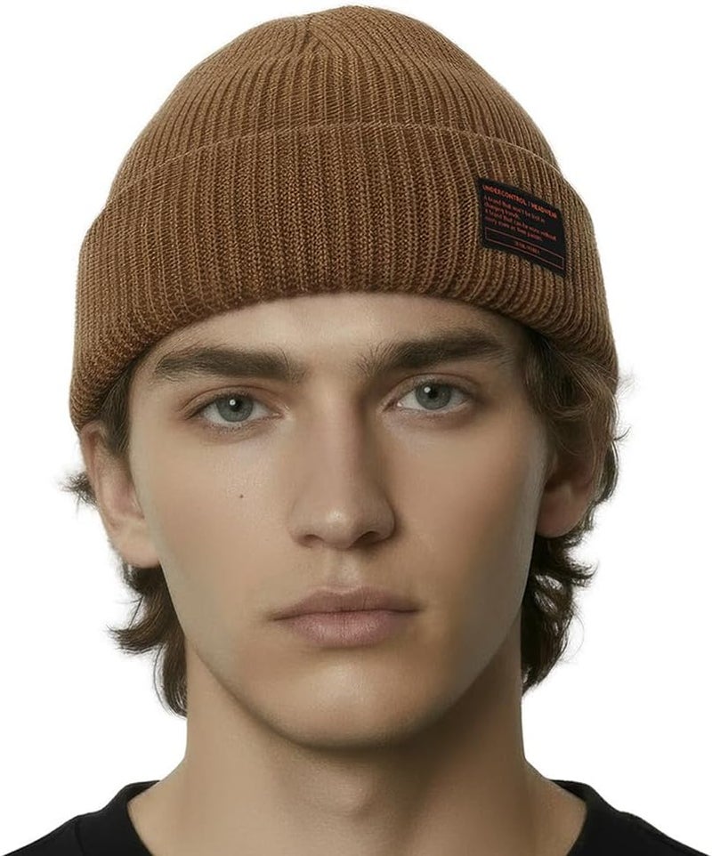UNDERCONTROL Store Winter Trawler Fisherman Beanie Men Women Unisex Stylish Plain Docker Skull Hat Roll up Watch Cap Color Pack - Image 1